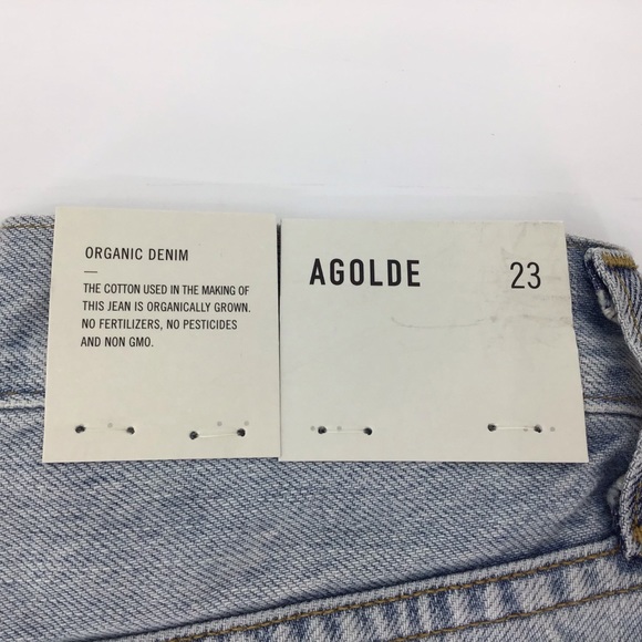 Agolde NWT Issa High Rise Long Slit Patchwork Denim Skirt, 23 - Picture 12 of 15